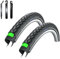 2 x Schwalbe Marathon Fahrradreifen Green Guard Reflex Pannenschutz 40-622 (28 x 1,50) inkl. 3 Reifenheber