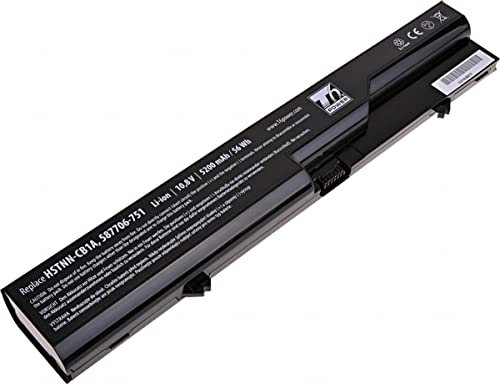 T6 Power Batterie pour Hewlett Packard 620 Notebook PC, Li-Ion, 5200 mAh (56 Wh), 10,8 V