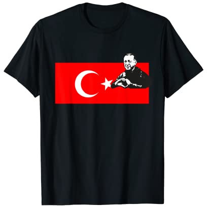 Flagge Türkei Recep Tayyip Erdogan T-Shirt