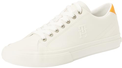 Tommy Hilfiger Herren Sneaker Schuhe, Weiß (Ecru), 46