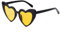 YAMEIZE Fashion heart Sonnenbrille für Damen Herren Rechteck UV400 Schutz Vintage Sonnenbrille…