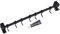 OQHAIR Riel para Colgar ollas y sartenes, Colgador de ollas, multifunción, Duradero, Aluminio de aviación, diseño de Moda, Capacidad de Carga de 44 LB, 8 Ganchos, Estante para Colgar Olla