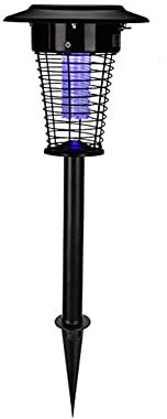 1 Pcs Solar Mosquito Killer With 2 Light Mode Outdoor Waterproof led Light Bug Mosquito Trap Lamps Outdoor Waterproof Flies Mosquito Insect for Garden Lawn Camping