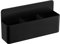 MoKo Magnetisch Stifthalter, Markerhalter Magnetstifthalter, 3 Fächer Magnet Stifte Halterung Organizer Markerhalterung für Kühlschrank Schließfach Whiteboard und Andere Magnetisch Oberfläche, Schwarz