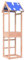 vidaXL Spielturm – Massivholz Douglasie Outdoor Spielhaus mit Polyester Dach – Garten Spielplatz Ausrüstung 52,5 x 46,5 x 195 cm