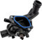 Dixhills Coolant Thermostat Housing Compatible with R55 R56 R57 2007-2013 C4 DS3 207 308 Replacement for 11537534521 1336.Z6
