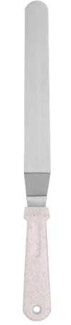 COMFOLIVING Cake Spatula, Cake Decorating Spatula,Stainless Steel Cake Spatula for Icing More, Extra Long Handle - Angled Cake Spreader,