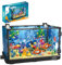 Aquarium Bausteine Bausatz, Aquarium Klemmbausteine für Erwachsene, Einschließlich Ozean Quallen, Krabben, Fische, Tiere BAU Spielzeug, Haus Büro Dekoration, 725 Teile