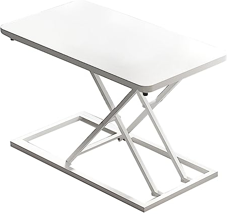 Höhenverstellbarer Stehpult-Konverter, Stehpult-Erhöhung auf dem Tisch, mobiler Arbeitstisch, Computer-Arbeitsplätze Oben. Bewerben Sie Sich für die Verwendung als (White)
