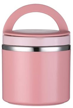 Food Flask Hot Food Lunch Box Soup Flask Insulated Food Container Stainless Steel Wide Mouth Leak Proof Thermos Food Storage Insulated Food Jars with Handle for Adults Kids School Work Picnic(630ml)