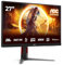 AOC Gaming 27G4HA - 27 Zoll Full HD Monitor, 200 Hz, 1 ms, G-Sync comp., HDR10 (1920x1080, 2X HDMI 2.0, 1x DisplayPort 1.4) schwarz-rot