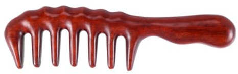 Kueohse Hair Comb for Detangling Wide Tooth Wood Comb for Curly Hair No Static Natural Wooden Sandalwood Comb
