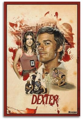 GBHEVEWV Dexter Filmkunst-Poster, dekorative Malerei, Leinwand, Wandposter und Kunstdruck, moderne Familienschlafzimmer-Dekoration, Poster, 20 x 30 cm