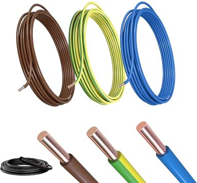 HuLuWa H07V-U 2,5mm² Kit 3 Colores, 3 x 10m