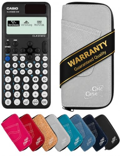 Casio FX-810DE CW Schulrechner + Schutztasche + Erweiterte 5-Jahres-Garantie – Wissenschaftlicher Taschenrechner - Basic Set