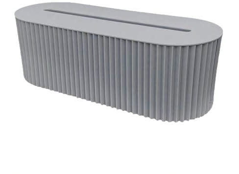 Cable Tidy Box, 12.99×4.33×5.12 Cable Management Organiser | Cable for Home, Office, Desk, TV, Wire Storage Box