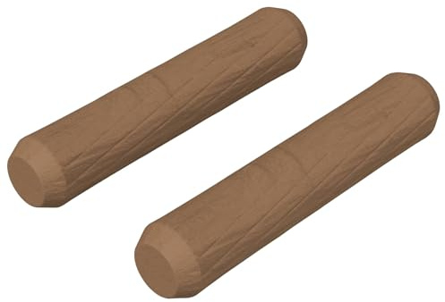 vidaXL Holzdübel 2 pcs Braun Ø8 x 35 mm Massivholz, Wohnzimmer, Holz-Dübel, Massive Holzkomponenten, DIY-Dübelstäbe, Basteln, Verbindungswerkzeuge