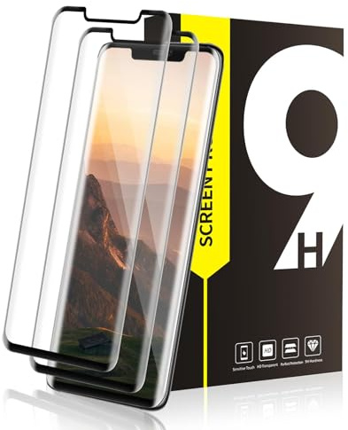 Bodyguard 2 Stück Schutzfolie für Panzerglas für Huawei Mate 20 Pro, Ultra-HD Volle Bedeckung Anti-Staub Anti-Fingerabdruck Mate 20 Pro Schutzglas, Einfache Installation Bruchsicher Gehärtetes Glas
