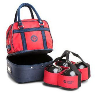 DRAKES PRIDE CROWN GREEN/FLAT GREEN 4 BOWL MINI BAG **B4226** (RED)