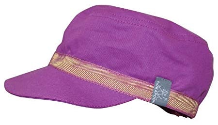 PICKAPOOH Schirmmütze Mika mit UV-Schutz für Kinder und Erwachsene Bio-Baumwolle, Dahlia Gr. 60