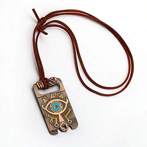 Legend of Zelda Halskette Eye Breath of The Wild Metall Seil Kette Anhänger Männer Frauen Halsketten Schmuck Zubehör