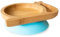 RASCALS Plato Bamboo Caracol Eco, Juventud Unisex, Azul, Talla Única