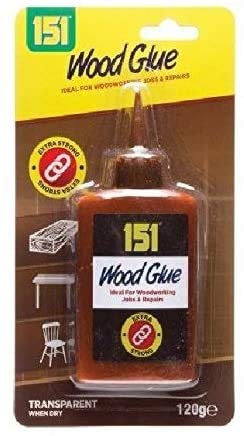 3 X Wood Glue PVA Fast Working Super Strong Non TOXIC120G