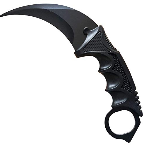 MSGumiho Karambit Knife Trainer - Stainless Steel Practice Training Knife with Sheath for Beginner - 100% Safe Practice Knives Trainer Tool
