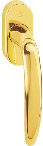 Manija de ventana Secustik Atlanta para oscilo-batiente Hoppe y cie - Latón pulido