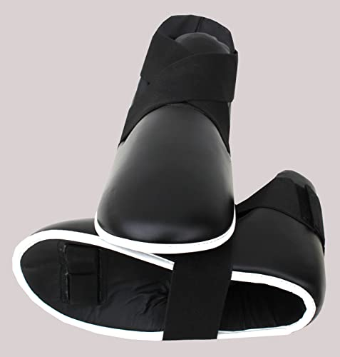 LISARO Fußschutz Fußschützer Kickboxen Kick-Boxen Safety, Kickschuhe, Boxschuhe. XXS bis XXL (XS (bis 36))
