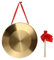 Gong mit Schlägel, Tam-Tam-Gong, traditionelles chinesisches Percussion-Instrument, Kupfer dekorativer Chau-Gong für Zuhause, Büro, 32 cm