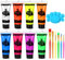 Art Paint ,Glow in Dark Face Body Paint UV Blacklight Neon Fluorescent (10ml)