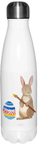 Mr. & Mrs. Panda flasche aus edelstahl Hase Eier Malen - Geschenk, Trinkflasche, Ostern, Thermos, trinkflaschen, Thermosflasche, thermosflaschen, Kaninchen, Ostergrüße, Frohe, Osterhase