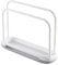 WANAONE Dishcloth Rack Plastic Sponge Holder, Brush Soap Drainer Tray Organizer Stand for Sponge, Dish Cloth(White)