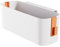 Esteopt Hanging Storage Basket Bed Organizer Hanging Storage Basket Hanging Bed Bags Organizer Box with 2 Detachable Hooks (Orange)