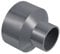 PATIKIL PVC Reductor Tubo Montaje 90x50mm, Recto Acoplamiento Adaptador Conector, Gris