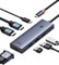 Docking Station Dual Monitor, Baseus 7 in 1 Laptop Docking Station 3 Monitors, USB C HUB with 4K HDMI, VGA, 100W PD, 3 USB for iPhone 15/MacBook/Dell/HP