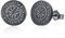 Viking Rune Ohrstecker 925 Sterling Silber Schwarz Valknut Ohrstecker Wikingerschmuck für Männer Frauen