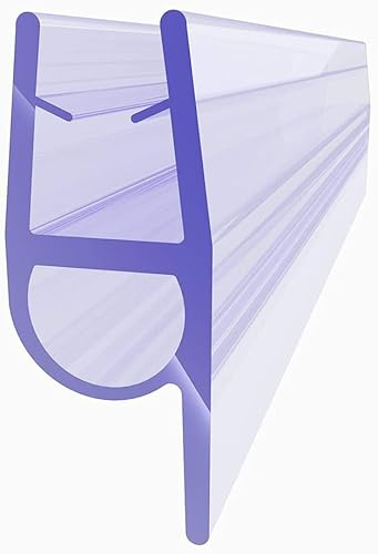 SUNXURY Duschdichtung 6mm Duschabdichtung 90cm Gummilippe Ersatzdichtung Wasserabweiser Duschdichtung Runddusche Gummidichtung