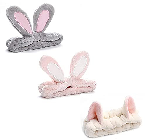 3 Stück Haarband,Haarband Kosmetik,Schmincke,Kosmetik,Haarbänder,Haarband Schminken,Make up Haarband,Kylie Cosmetics,Schmink Haarband,für Waschen Gesicht Spa Yoga Sport Beauty.