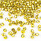 YiYa 200Pcs Weihnachtsklingelglocken Gold Metall Glöckchen Kleine Glöckchen, für Weihnachtsfest Dekoration Kranz Ferienhaus Dekoration