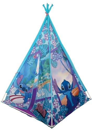 Disney Tente de Jeu Stitch pour Enfants | Design sous Licence Officielle pour des Jeux imaginatifs en intérieur et en extérieur | Cachette tipi pour Filles et garçons | À partir de 2 Ans