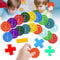 Sprifityy 18 Stück Mathe Fidget-Spinner,Handspinner sensorisches Spielzeug,Fidget-Lernspielzeug,Mathe Fakten Fidget Spinner,interaktives Lernspielzeug (Addition,Subtraktion,Multiplikation,Division)