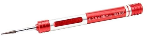 JIAFA 608-0.8 Pentalobe 0.8 Tournevis pour iPhone vis de Port de Charge (Rouge)