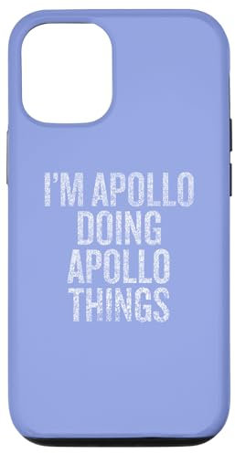 Hülle für iPhone 12/12 Pro Ich bin Apollo und mache Apollo Things Funny Vintage