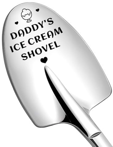 Daddy Fathers Day Birthday Gifts for Father Dad Ice Cream Scoop for Daddy Step Dad Presents from Son Daughter Kids Stepfather Dad Retiremet Gift for Papa Stepdad Gifts for Ice Cream Lovers