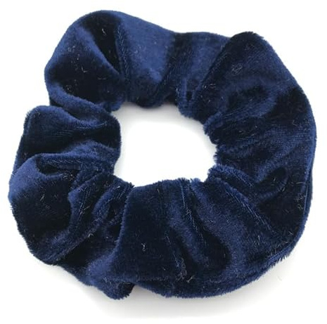 YKAFADE 6 Stück Haargummis Scrunchies aus Samt für Damen, Haar Scrunchies großes Samt-Haargummi Pferdeschwanz-Halter Haarband Weiche elastische Haarbänder Haarschmuck für Mädchen Damen,Navy Blau
