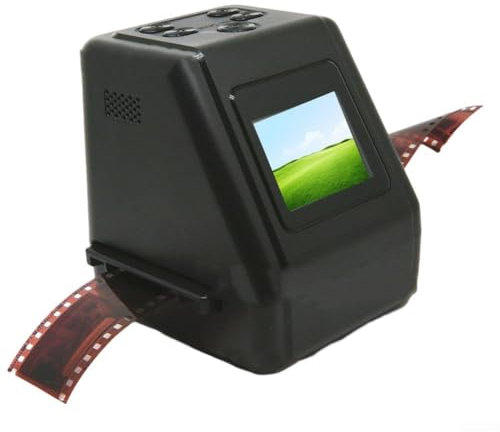 Transforma tus viejas diapositivas en archivos digitales, escáner de película de 22 MP con interfaz fácil de usar