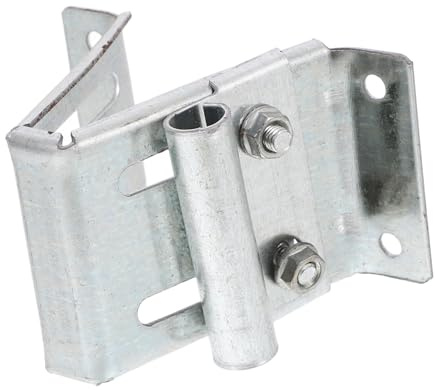 Charnière 1 Résidentielle en Fer de Garage pour Porte, Argenté Pièce | Fixation pour Pte Sectionnelle Garage, Accessoires pour Ptes de Garage, Penture Anglaise