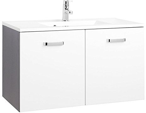 Waschtisch Badmöbel Handwaschbecken Waschbecken Waschplatz Bad Bologna IV 90 cm
